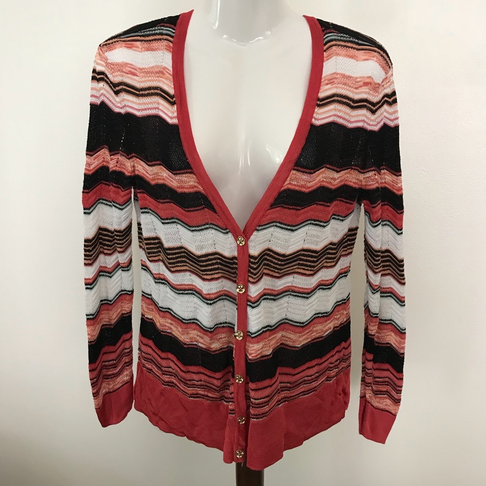 ZOZO knitted Button front blouse size Medium